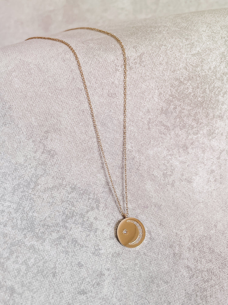 Moonchild Gold Pendant Necklace