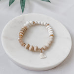 Sand - Wooden Bead Bracelet