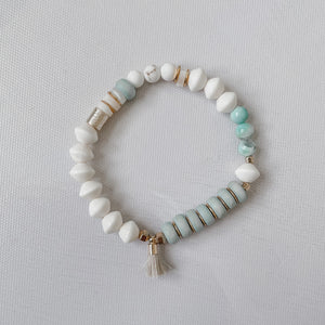 Saltwater - Wooden Bead Bracelet