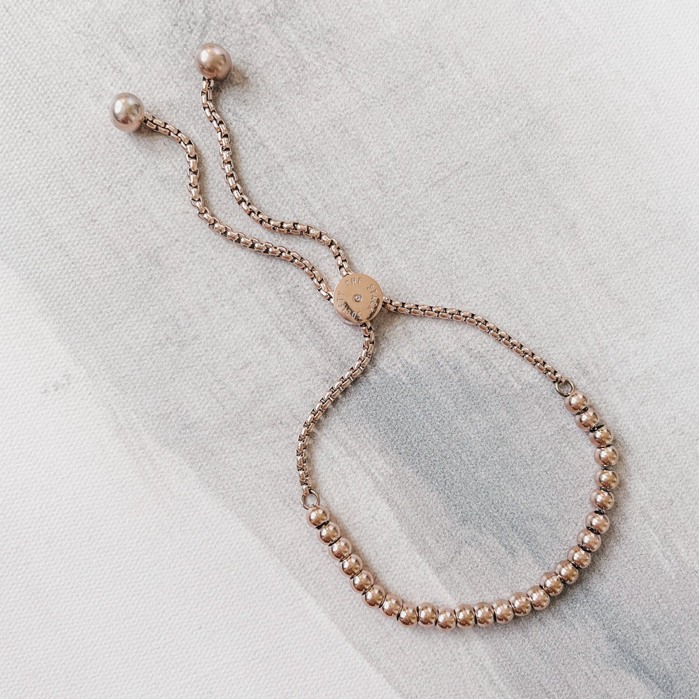 The Stacker 4mm Rose Gold Bracelet