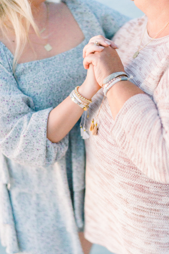 GIRL POWER Adjustable Beaded Bracelet