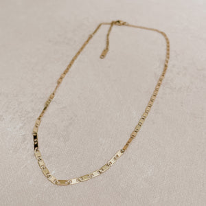 Laurel Interlocking Links Layering Necklace