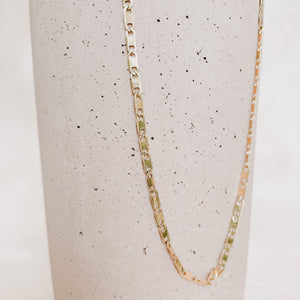 Laurel Interlocking Links Layering Necklace