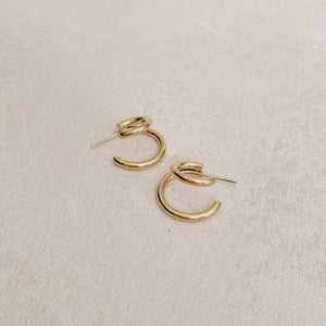 Emily Double Hoop Earrings