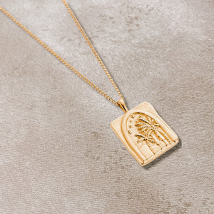 The "City Of Palms" Gold Necklace