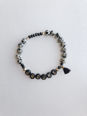 GROWTH - Jasper & Obsidian Custom Bracelet