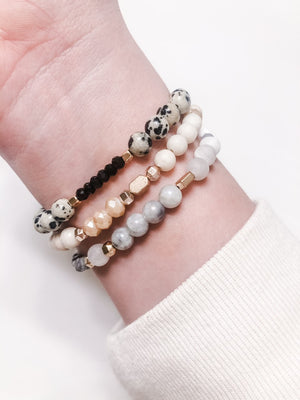 INSPIRATION - Moonstone & Labradorite Custom Bracelet